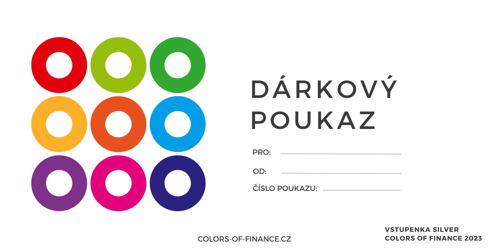 dárkový poukaz silver