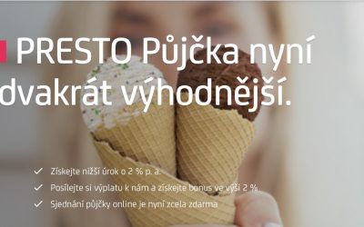 Dosáhněte svých cílů bezpečně a rychle s PRESTO Půjčkou od UniCredit Bank